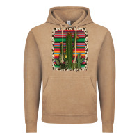 Vintage Coffee serape cowhide cacti Vintage Hoodie - RanaPortraitStore