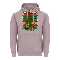 Vintage Zinc serape cowhide cacti Vintage Hoodie - RanaPortraitStore