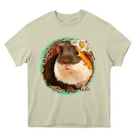 Mossy floral leopard guinea pigs Heavy Core Tee - Jasminsmagicworld