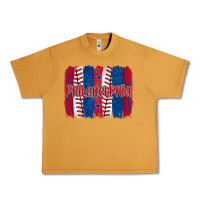 Peanut Butter philadelphia baseball team spirit brushstrokes Urban Heavy Tee - Artiststas