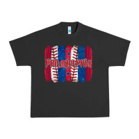 Pigment Black philadelphia baseball team spirit brushstrokes Urban Heavy Tee - Artiststas