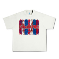 Pistachio philadelphia baseball team spirit brushstrokes Urban Heavy Tee - Artiststas