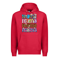 Cardinal Easter mama mama mama Premium Hoodie - OliviaCreatesArt