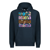 Navy Easter mama mama mama Premium Hoodie - OliviaCreatesArt
