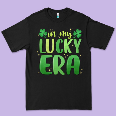 In My Lucky Era St. Patrick's Day Premium Tee Designed By Maliassmallbusiness