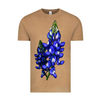 Vintage Camel Bluebonnet Flower Vintage Tee - LillyAllenDesigns