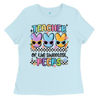 Baby Blue teacher of the sweetest Ladies Tee - MaliasSmallBusiness