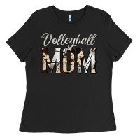 Black volleyball  mom Ladies Tee - Jasminsmagicworld