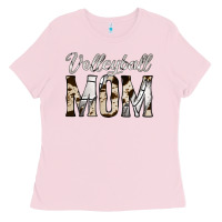 Bubblegum Pink volleyball  mom Ladies Tee - Jasminsmagicworld