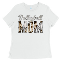 White volleyball  mom Ladies Tee - Jasminsmagicworld