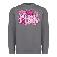 Storm Think pink Cancer Awareness Heavyweight Sweatshirt - HowdyJamesFarm