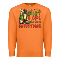Carrot just a girl who loves christmas Premium Sweatshirt - BundleAndBundleShop