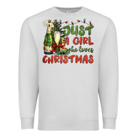 Just A Girl Who Loves Christmas Premium Sweatshirt | Teevron