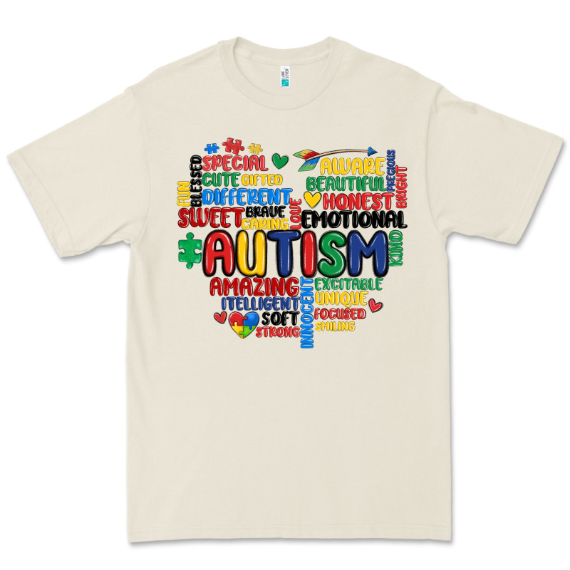 Autism Heart Premium Tee by MaliasSmallBusiness | Teevron