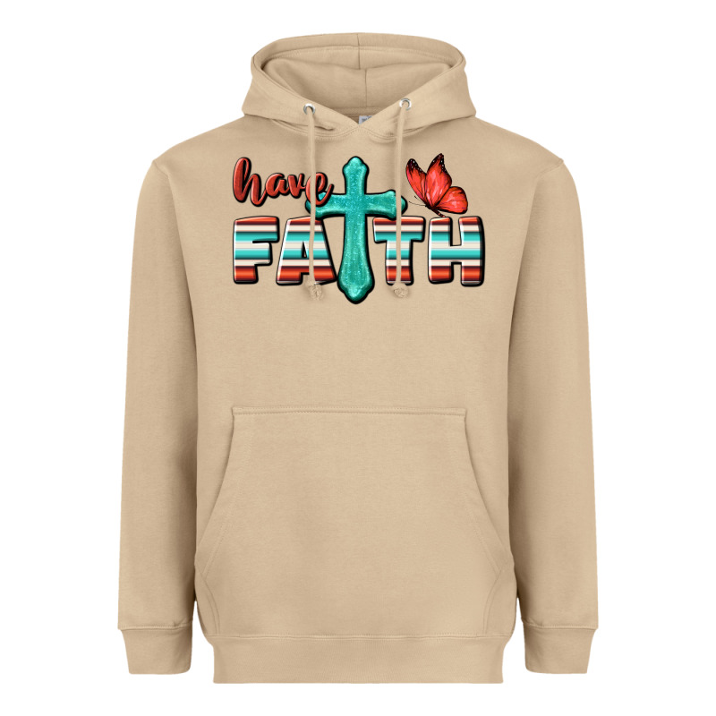 Have Faith Heavyweight Hoodie by BundleAndBundleShop | Teevron