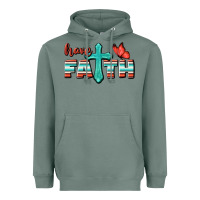 Sage Have Faith Heavyweight Hoodie - BundleAndBundleShop