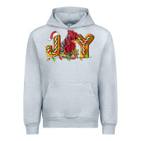 Heather Grey Joy Rooster Urban Hoodie - LillyAllenDesigns