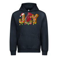 Navy Joy Rooster Urban Hoodie - LillyAllenDesigns
