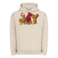 Pigment French Oak Joy Rooster Urban Hoodie - LillyAllenDesigns