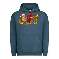 Pigment Midnight Navy Joy Rooster Urban Hoodie - LillyAllenDesigns