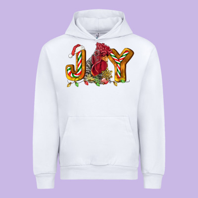 Joy Rooster Urban Hoodie Designed By Lillyallendesigns