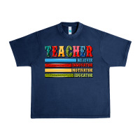 Navy teacher Urban Heavy Tee - Artiststas