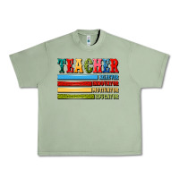 Oil Green teacher Urban Heavy Tee - Artiststas