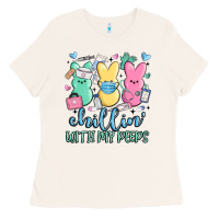 Bone chillin with my peeps Ladies Tee - MaliasSmallBusiness