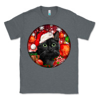 Charcoal Heather christmas bombay cat Classic Tee - LillyAllenDesigns