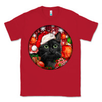 Red christmas bombay cat Classic Tee - LillyAllenDesigns