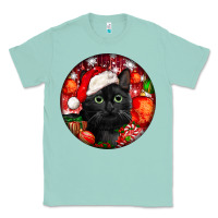 Seafoam christmas bombay cat Classic Tee - LillyAllenDesigns