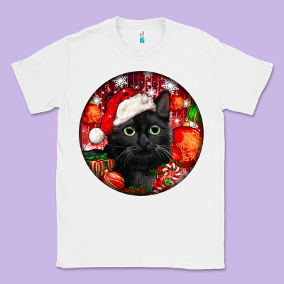 Christmas Bombay Cat Classic Tee Designed By Lillyallendesigns