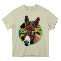 Mossy aztec backsground donkey Heavy Core Tee - Jasminsmagicworld