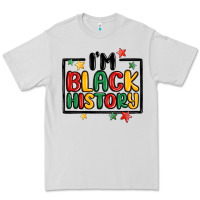 Dove Grey i'm black history Premium Tee - MaliasSmallBusiness