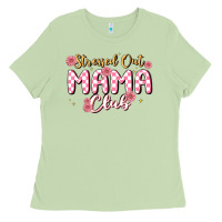 Matcha stressed out mama club Ladies Tee - MaliasSmallBusiness