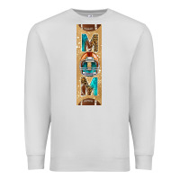 Dove Grey american football with leopard pen wraps Premium Sweatshirt - BundleAndBundleShop