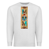 Oatmeal Heather american football with leopard pen wraps Premium Sweatshirt - BundleAndBundleShop