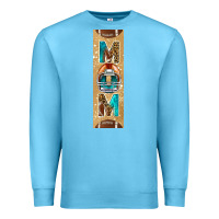 Ocean Blue american football with leopard pen wraps Premium Sweatshirt - BundleAndBundleShop