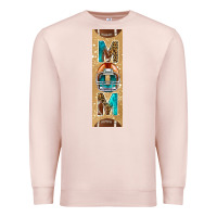 Pale Pink american football with leopard pen wraps Premium Sweatshirt - BundleAndBundleShop