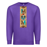 Purple american football with leopard pen wraps Premium Sweatshirt - BundleAndBundleShop