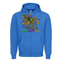 True Royal mardi saurus rex olivia Zipper Hoodie - OliviaCreatesArt