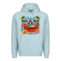 Blue Mist Sweet summer time Premium Hoodie - FaDigitalArtStudio