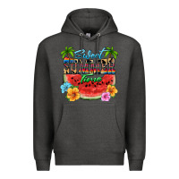 Charcoal Heather Sweet summer time Premium Hoodie - FaDigitalArtStudio