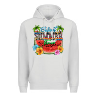 Dove Grey Sweet summer time Premium Hoodie - FaDigitalArtStudio