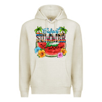Oatmeal Heather Sweet summer time Premium Hoodie - FaDigitalArtStudio