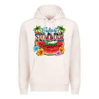 Pale Pink Sweet summer time Premium Hoodie - FaDigitalArtStudio