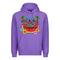 Purple Sweet summer time Premium Hoodie - FaDigitalArtStudio