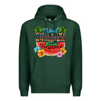 Sports Green Sweet summer time Premium Hoodie - FaDigitalArtStudio