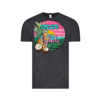 Vintage Black somewhere on a beach Vintage Tee - JahusDesignShop
