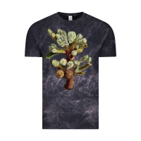 Cloud Black Cholla Tree Cactus Vintage Tee - LillyAllenDesigns